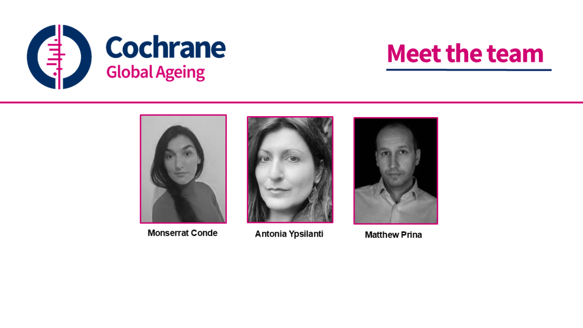 Cochrane Global Ageing's team